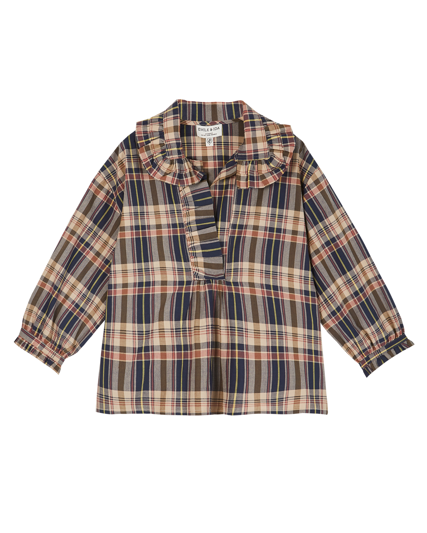 Blouse-vareuse madras