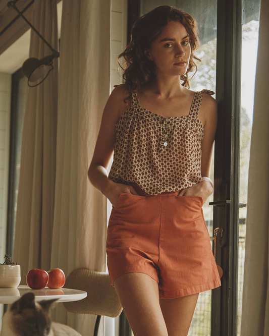 Top viscose et soie plume