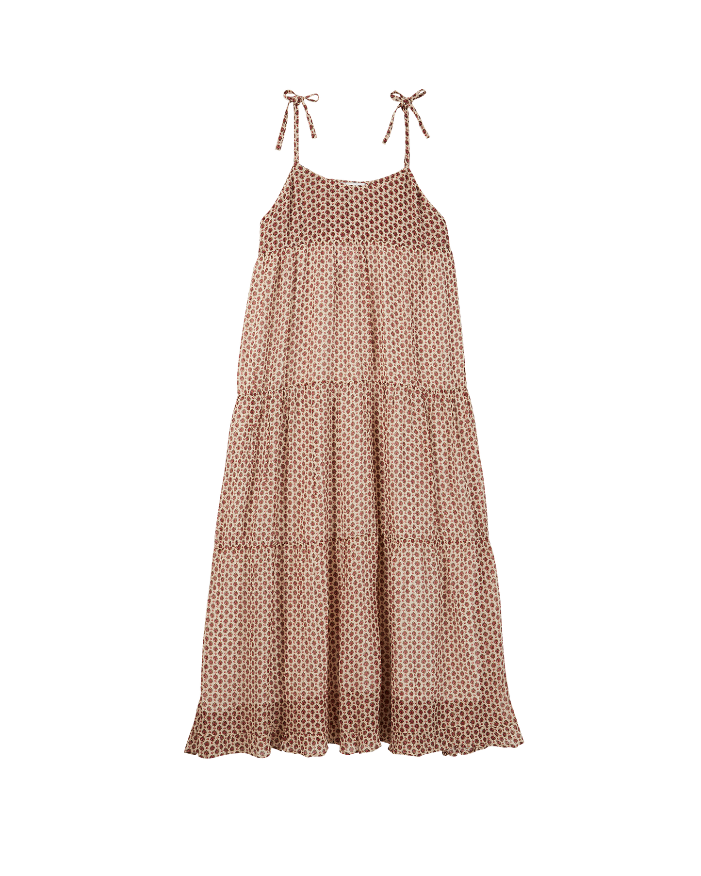 Robe à bretelles viscose et soie plume