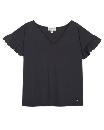 Tee-shirt coton bio bitume