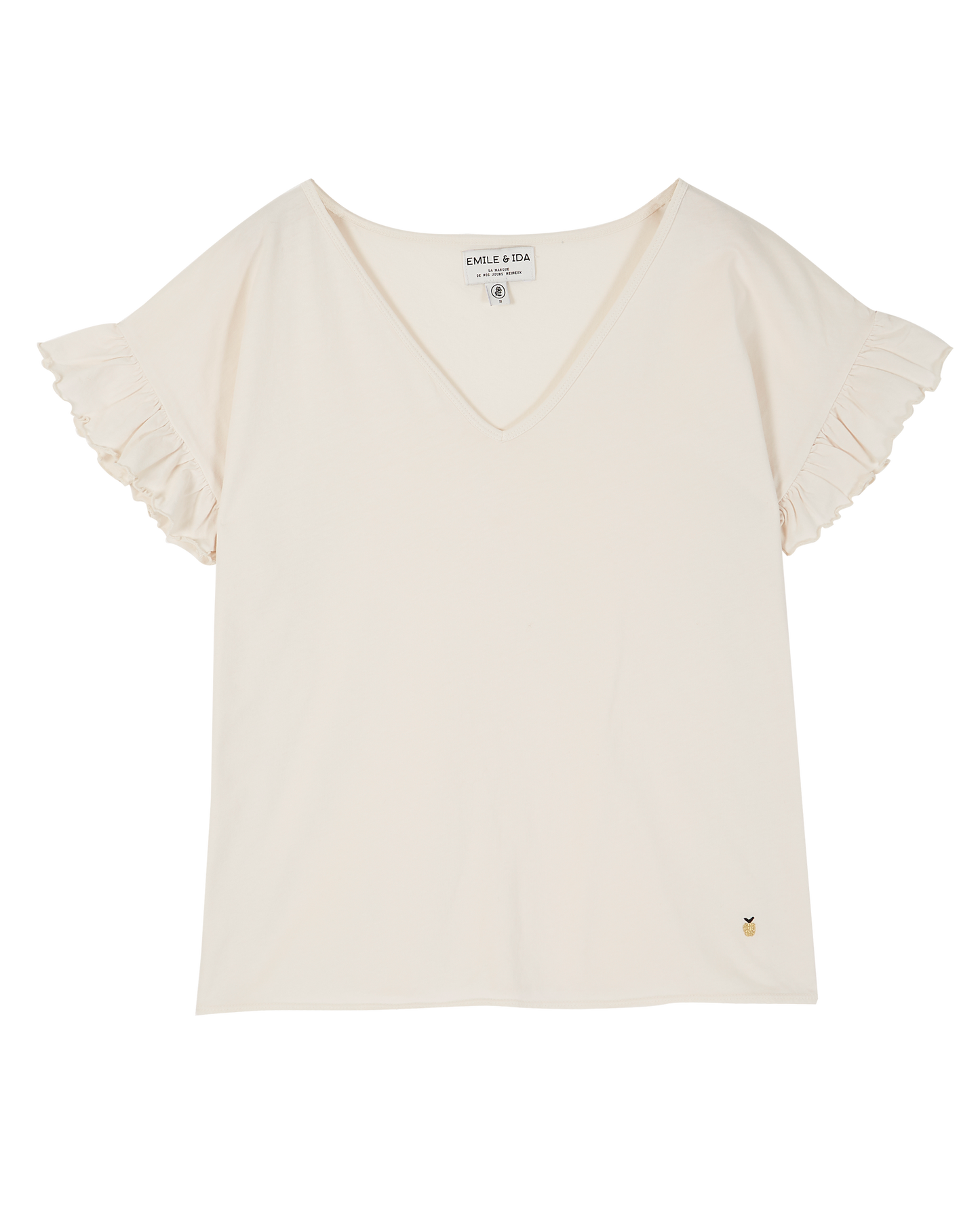 Tee-shirt coton bio écru