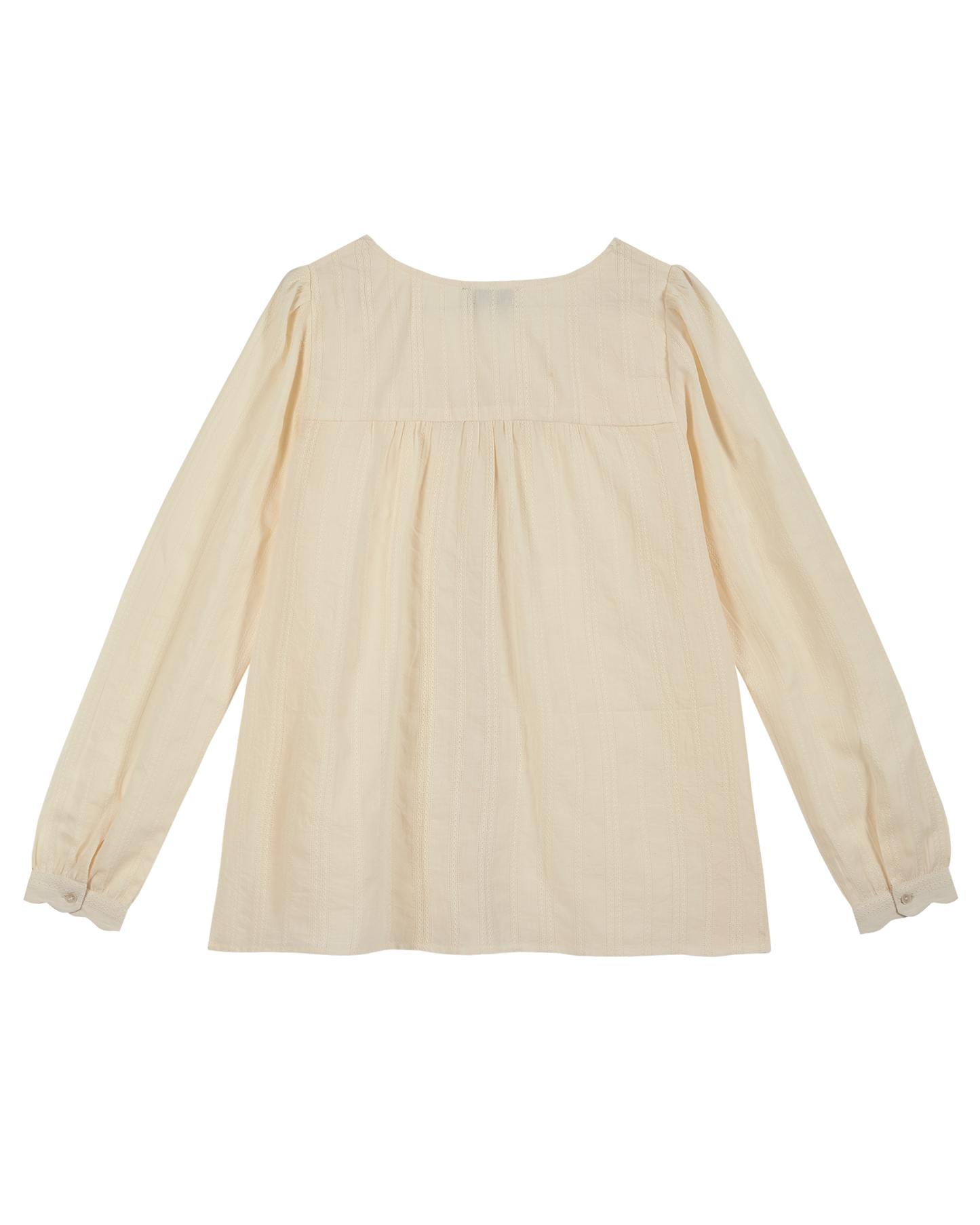 Blouse coton écru