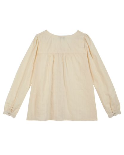 Blouse coton écru