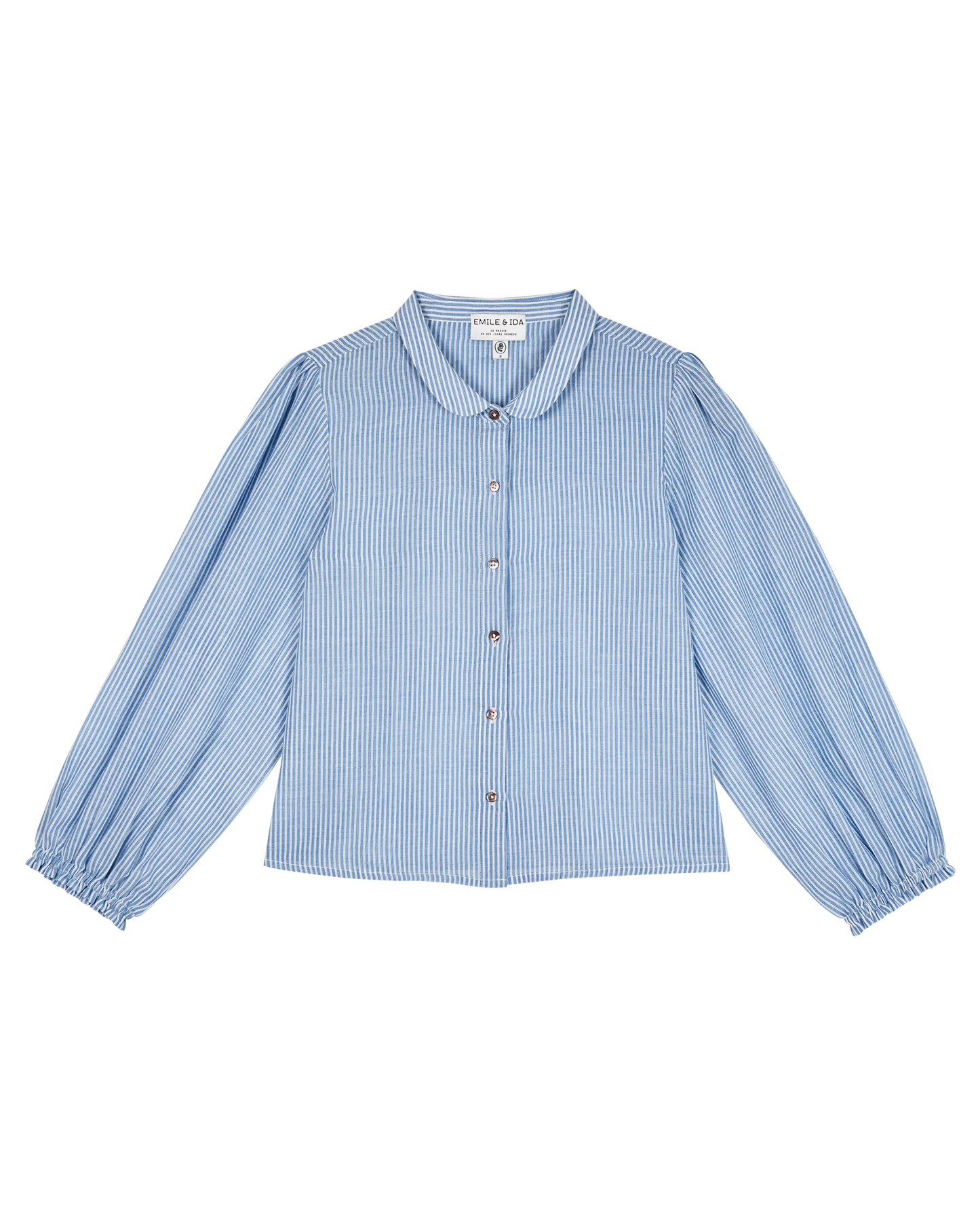 Chemise rayures bleu et blanc