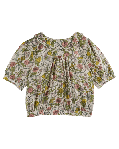 Blouse imprimée herbier