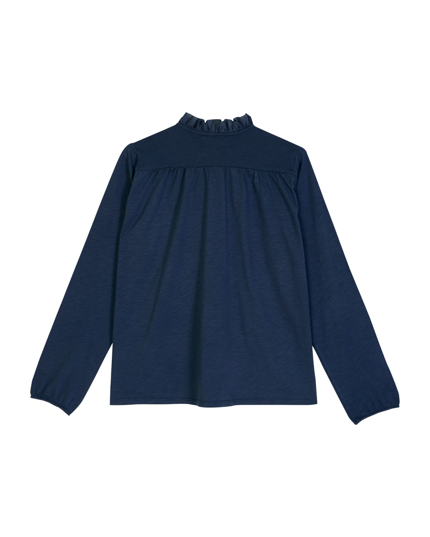 T-shirt jersey de coton flammé navy