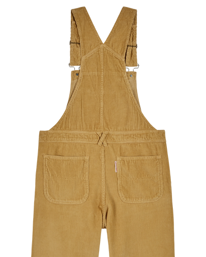 Salopette boyfriend velours biscotte