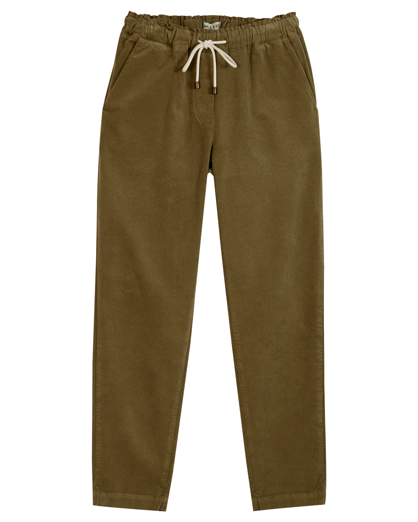 Pantalon velours kaki
