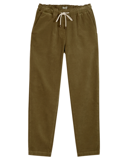 Pantalon velours kaki