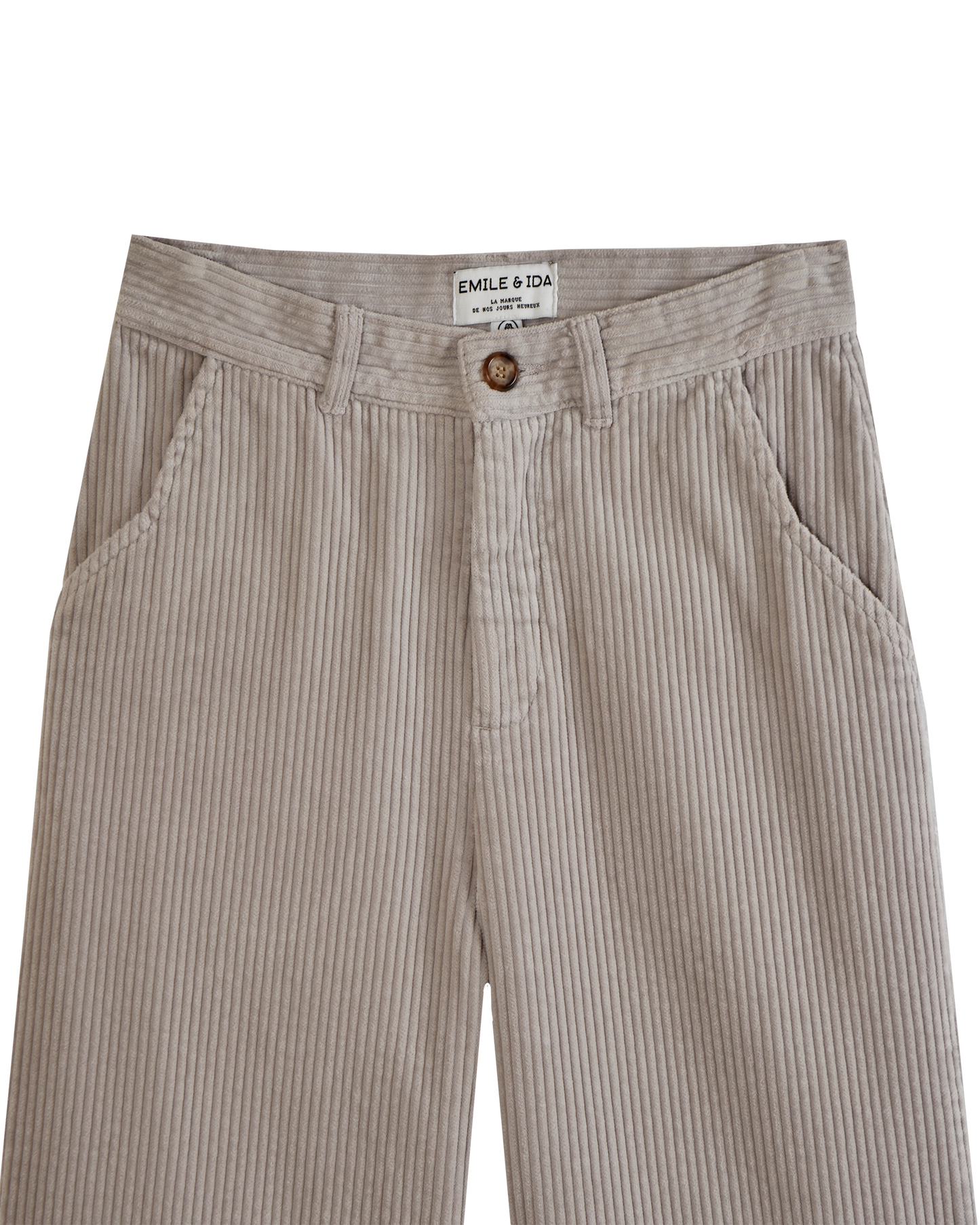 Pantalon ample velours nuage