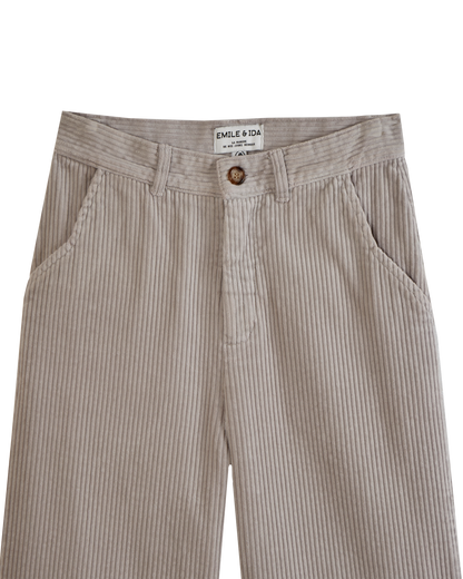 Pantalon ample velours nuage