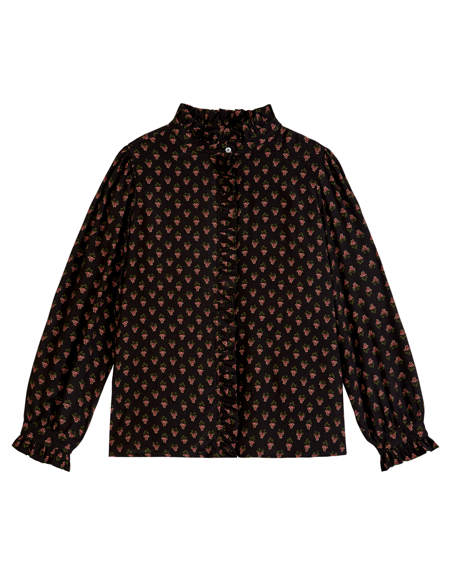 Blouse bleu marine et raisin