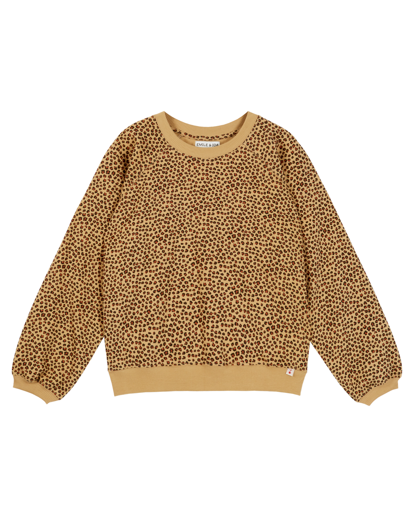 Sweat femme coton bio léopard