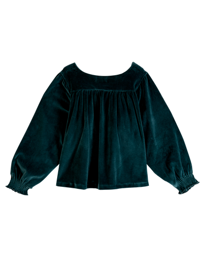 Sweat velours coton bio sapin