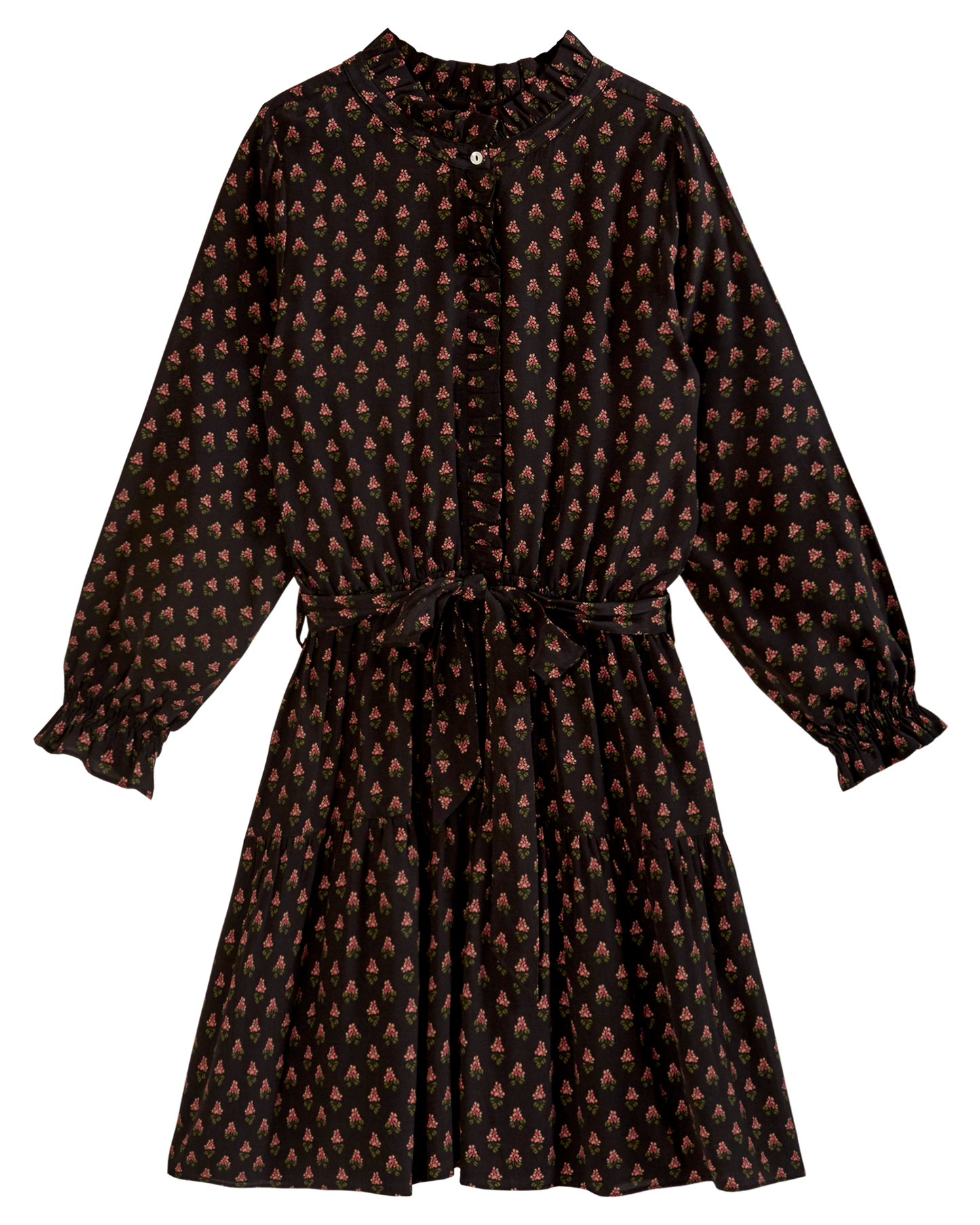 Robe bleu marine et raisin