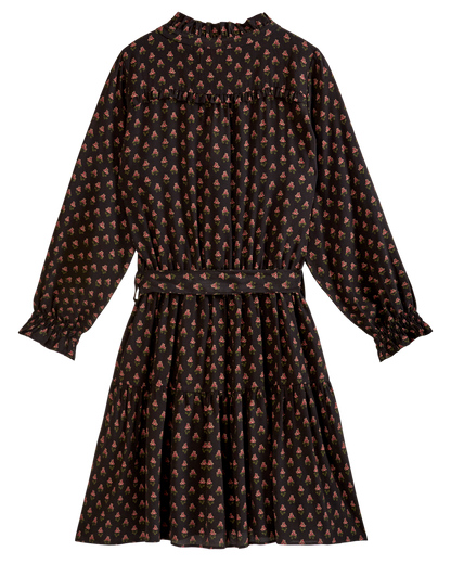 Robe bleu marine et raisin