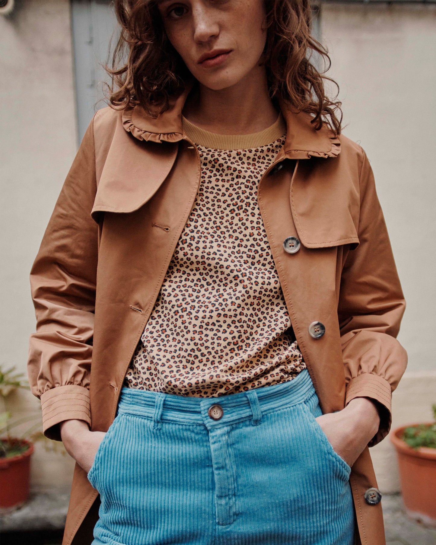 Trench coat macadamia