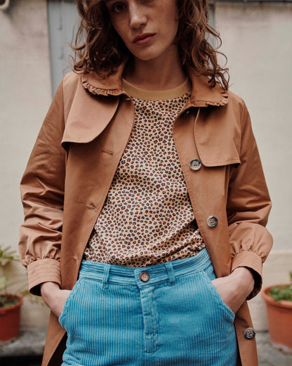 Trench coat macadamia