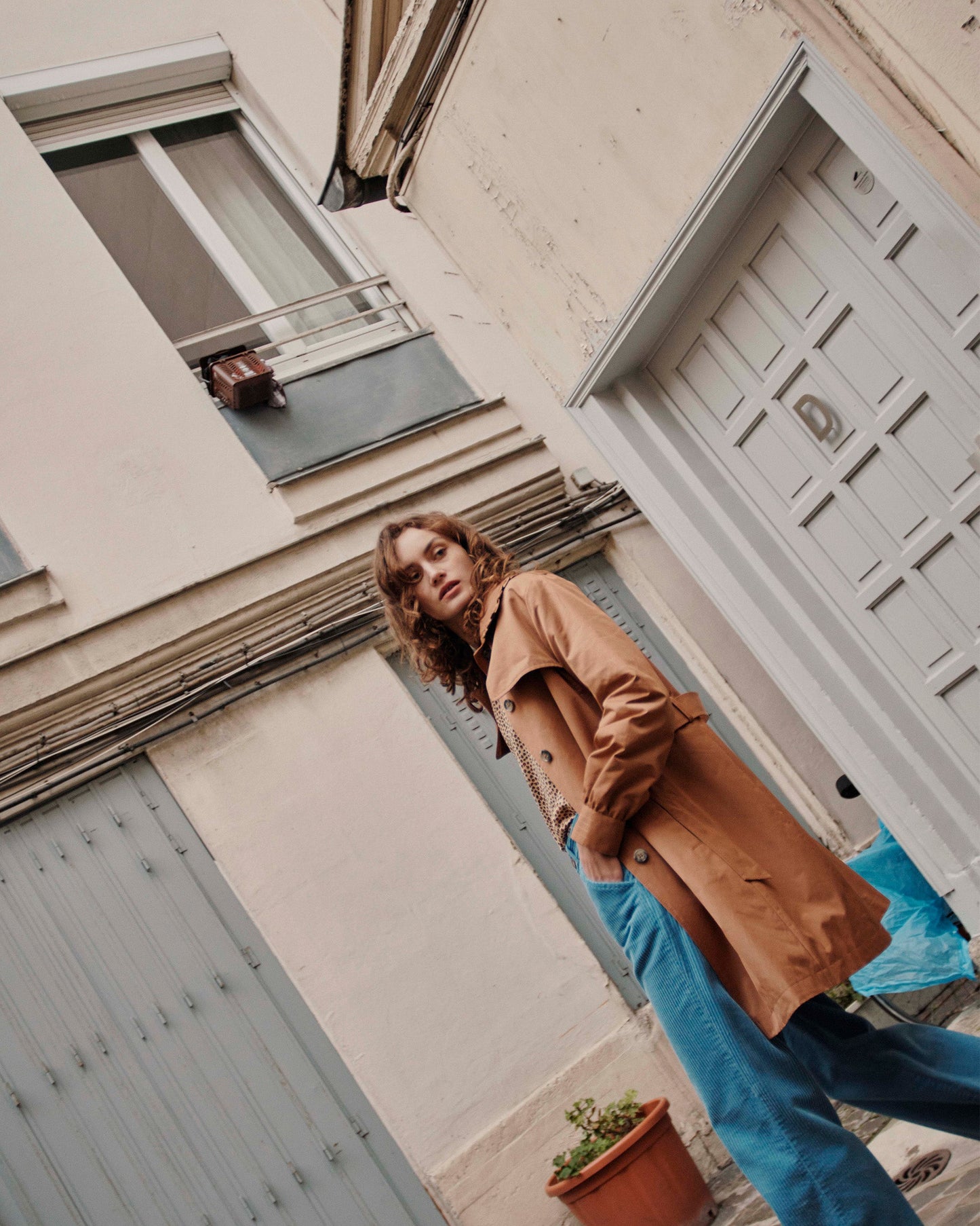 Trench coat macadamia