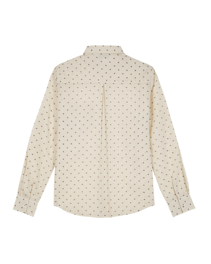Chemise étoiles écru
