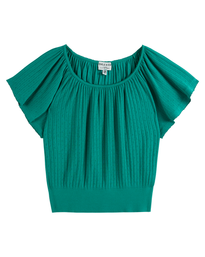 Top femme modal uni haricot
