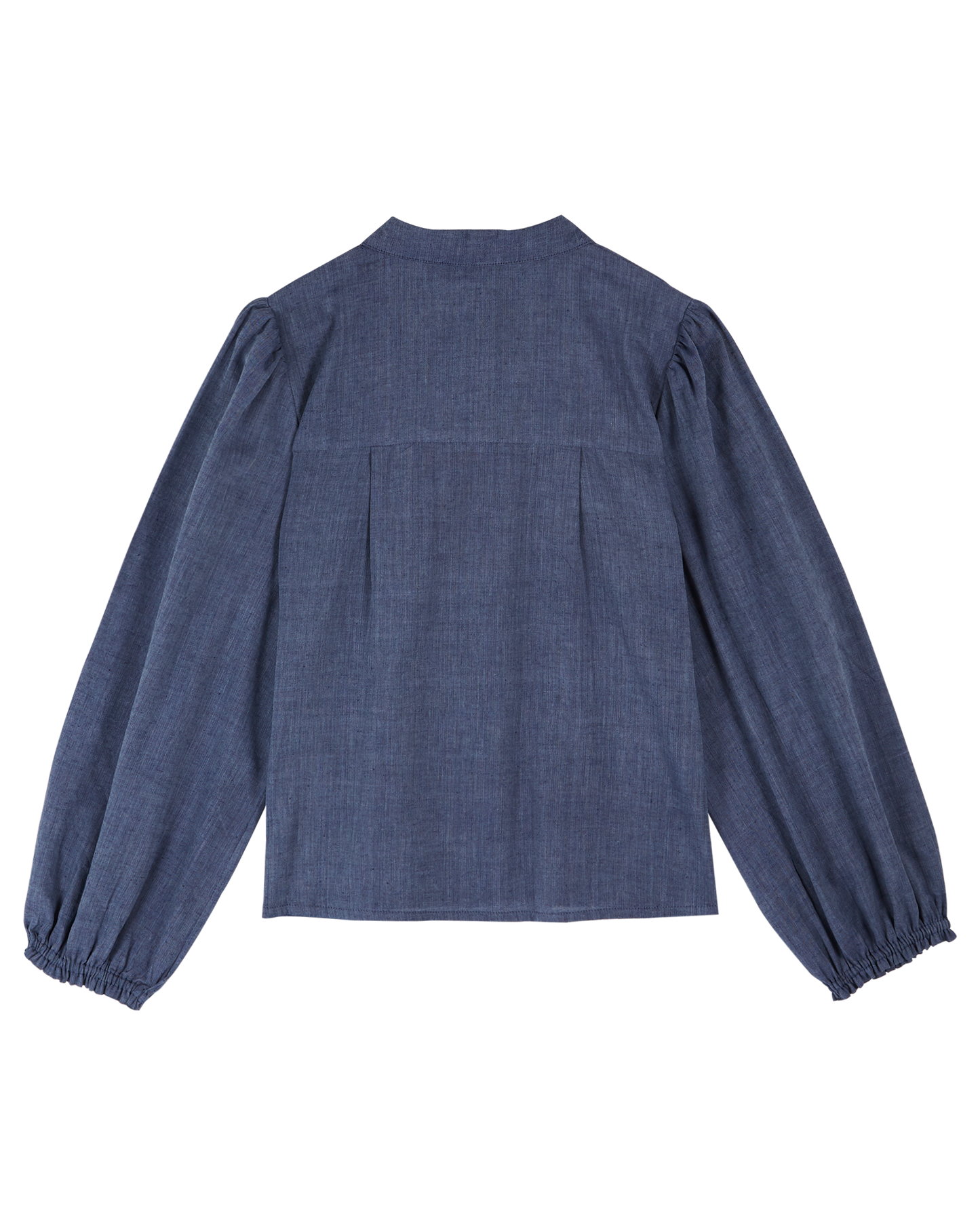 Chemise khadi de coton bleu