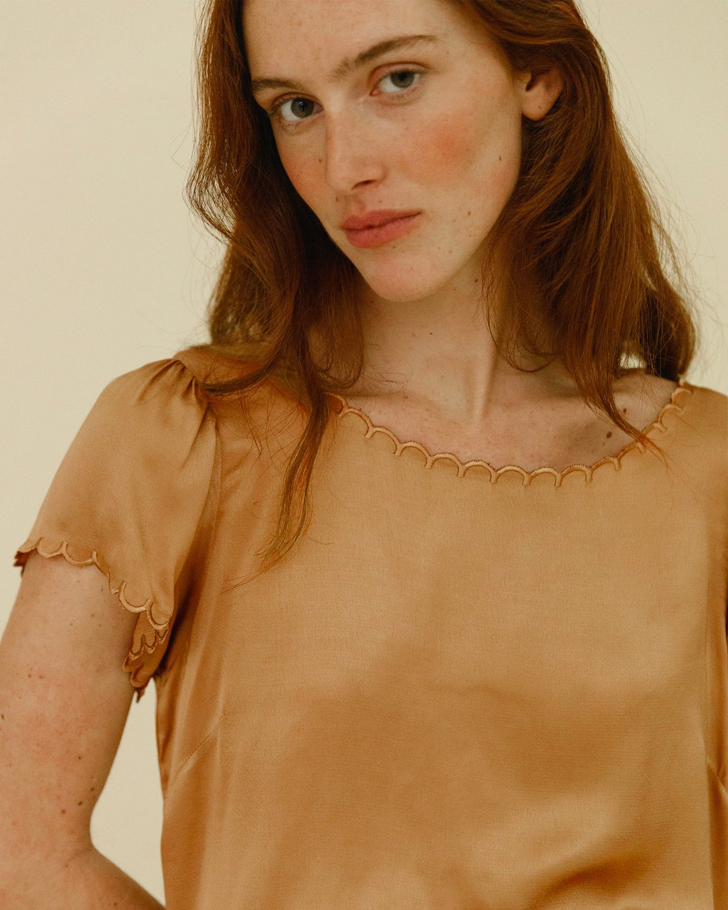 Blouse viscose Eco Véro® miel