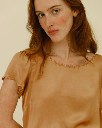 Blouse viscose Eco Véro® miel