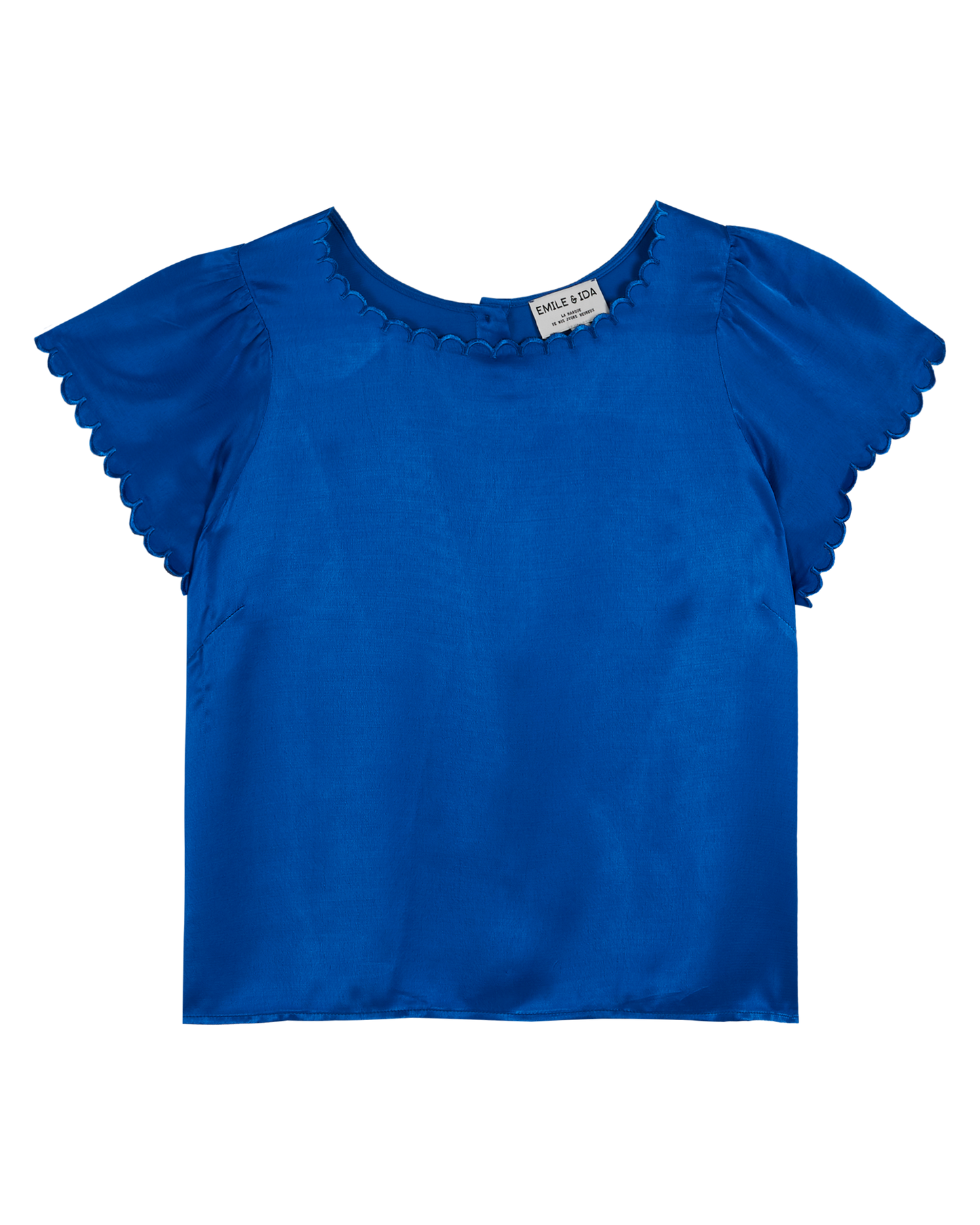 Blouse viscose Eco Véro® bleu saphir