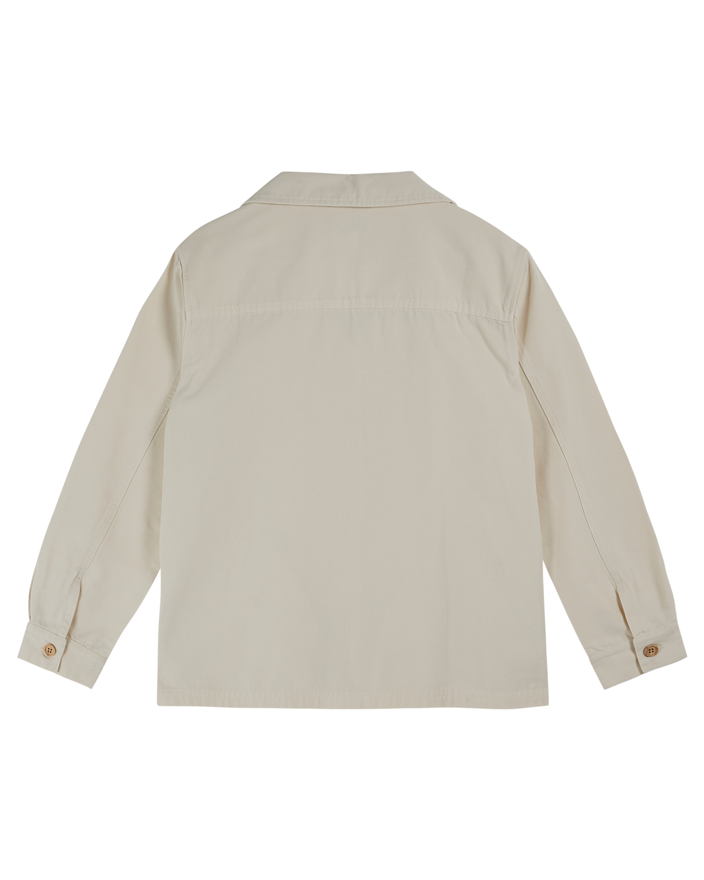 Veste toile de coton écru