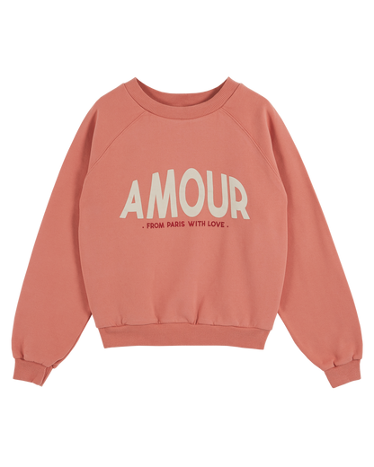 Sweat amour coton bio grenadine