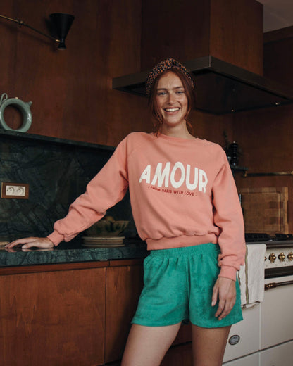 Sweat amour coton bio grenadine
