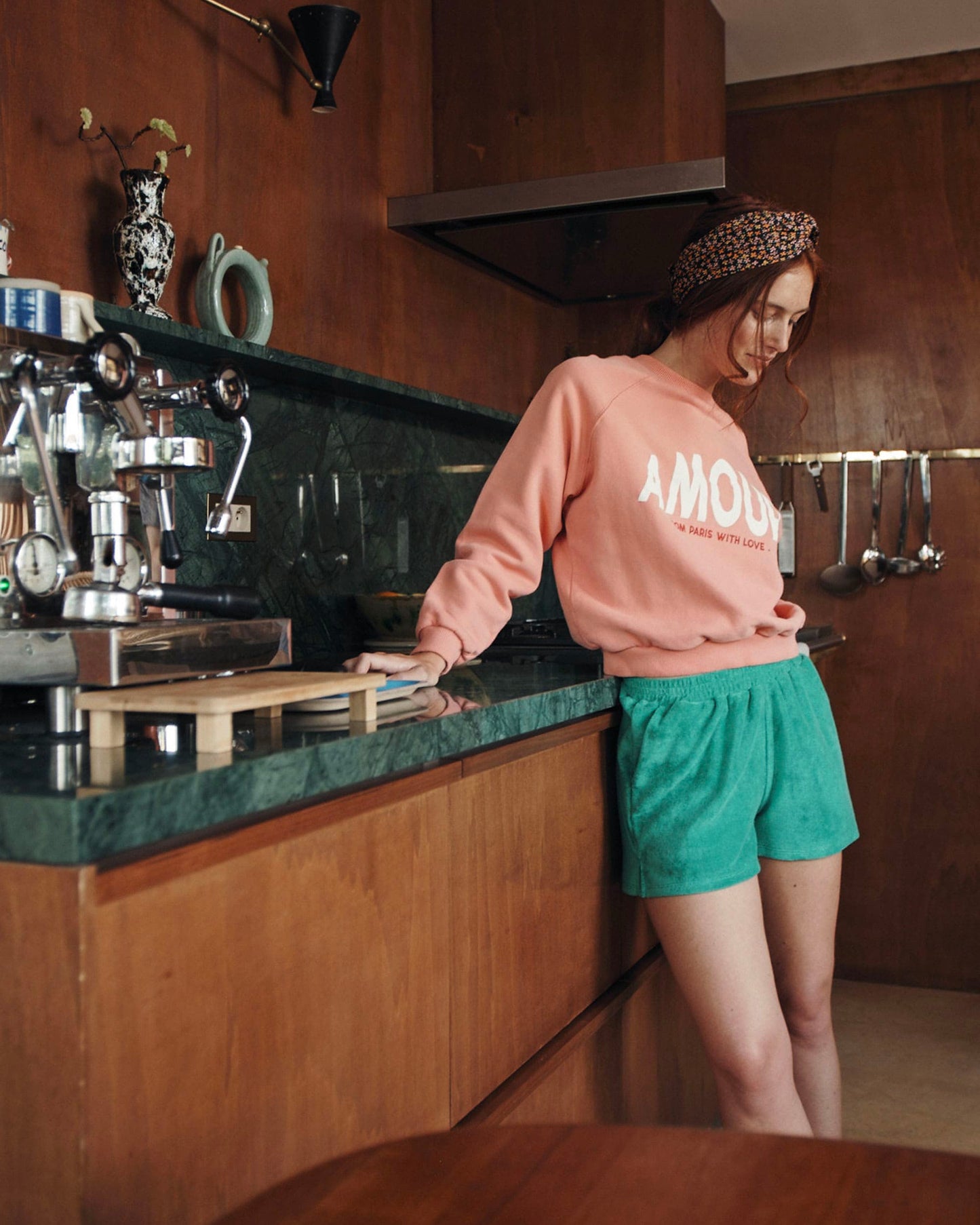 Sweat amour coton bio grenadine