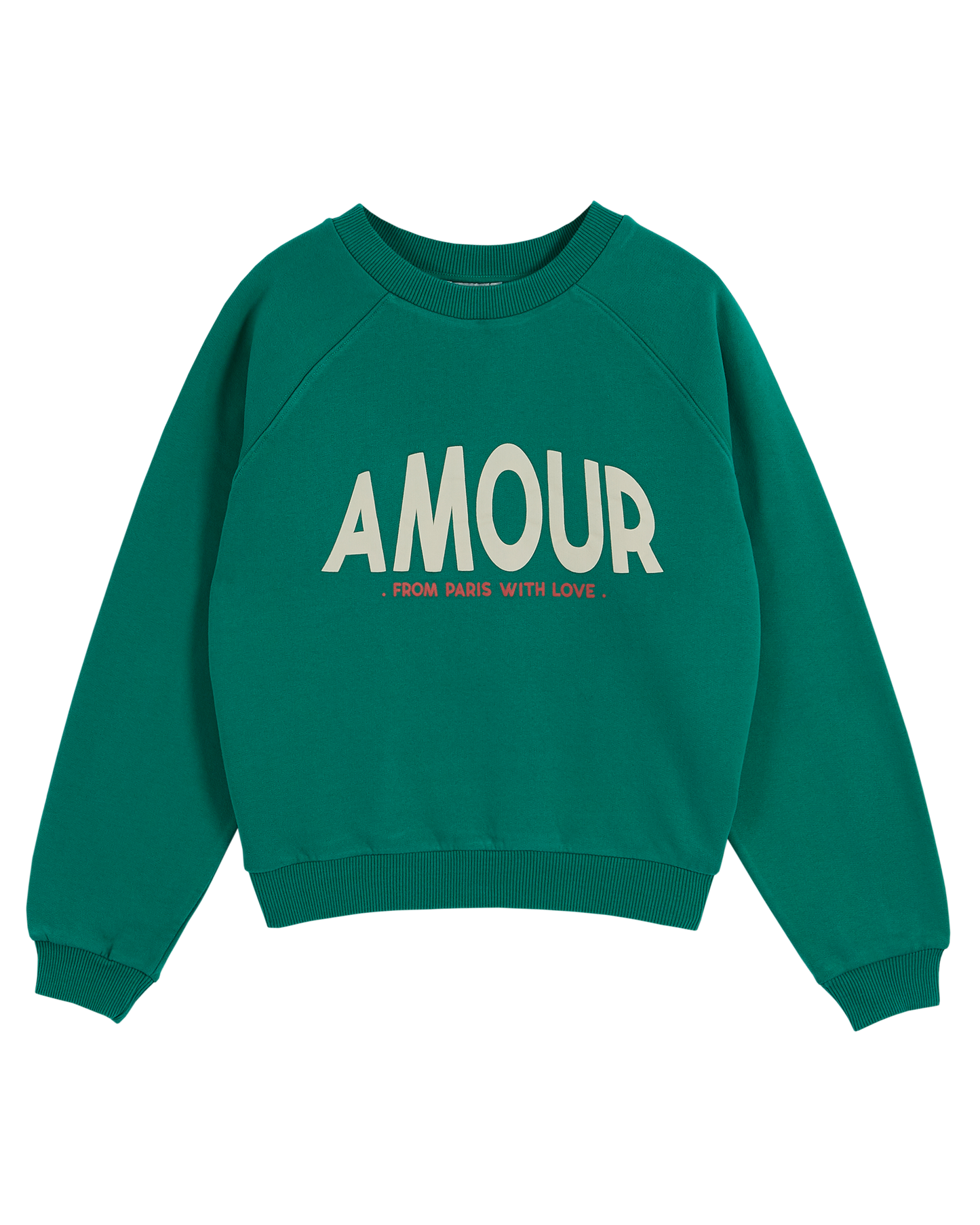 Sweat amour coton bio haricot