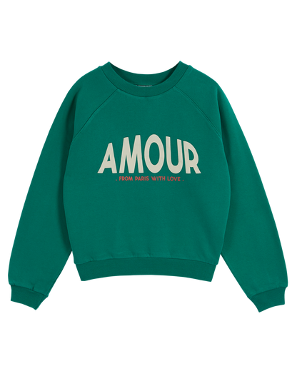 Sweat amour coton bio haricot
