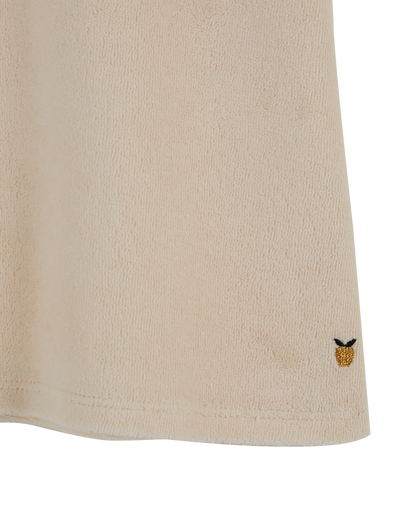 T-shirt éponge uni crème
