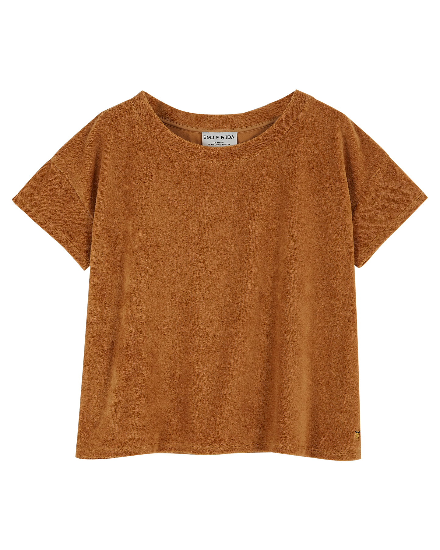 T-shirt éponge miel