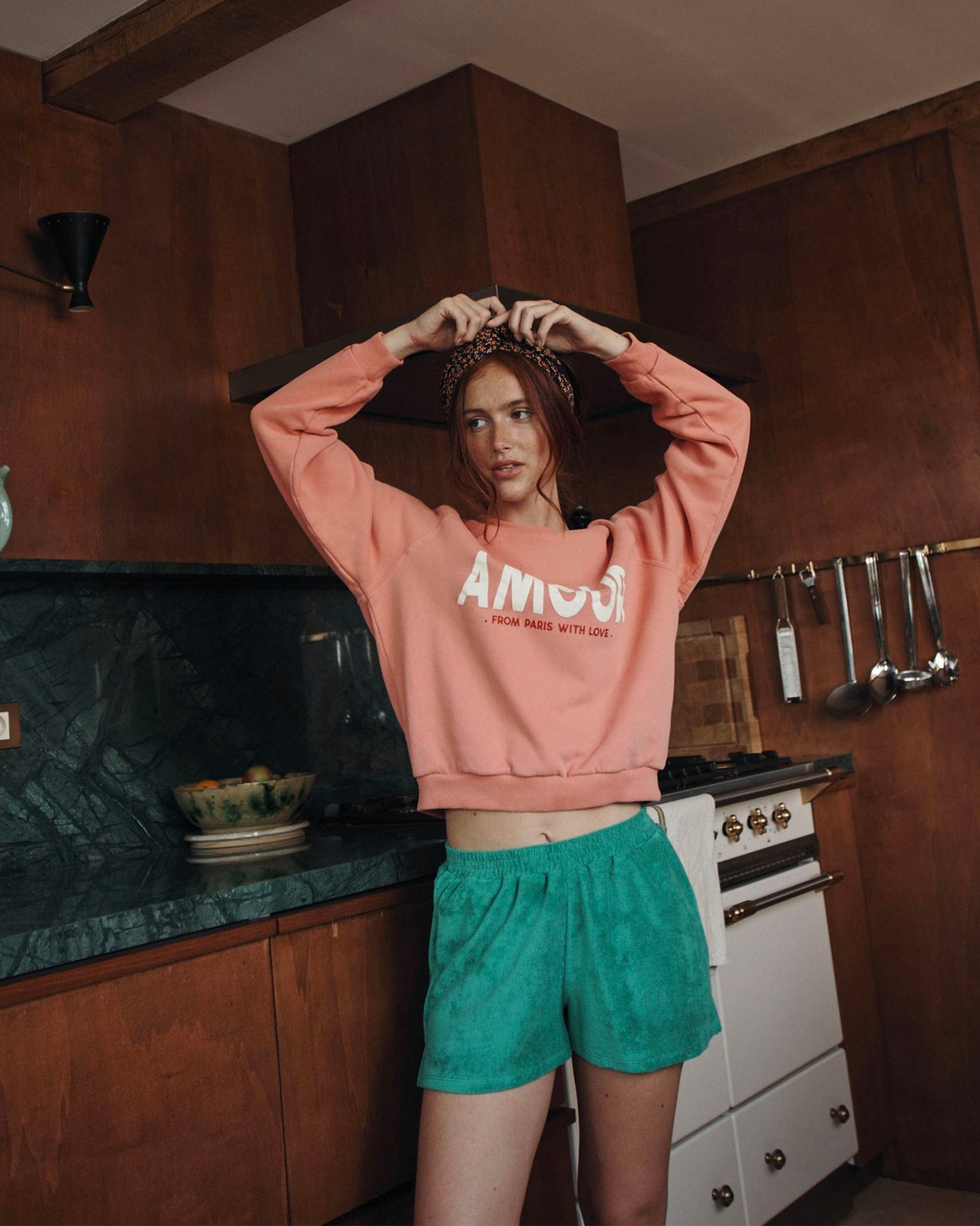 Sweat amour coton bio grenadine
