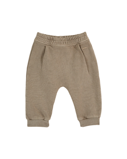 Jogger coton et teinture bio gris
