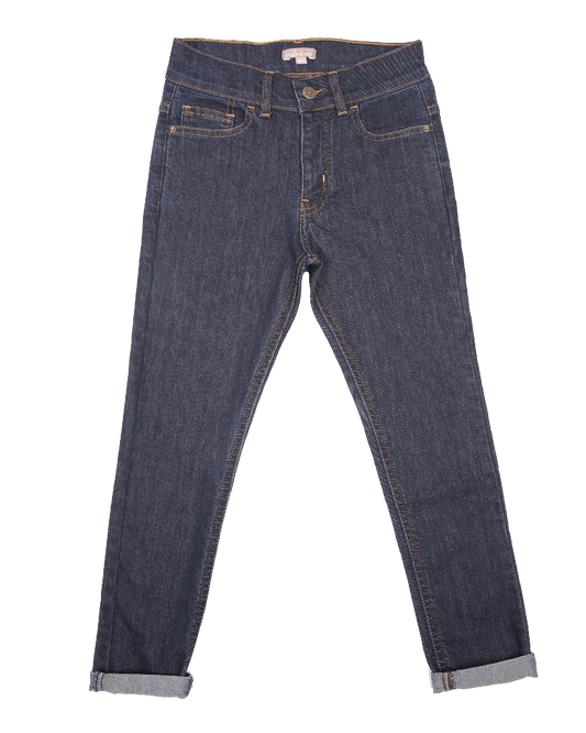 Jean slim denim brut
