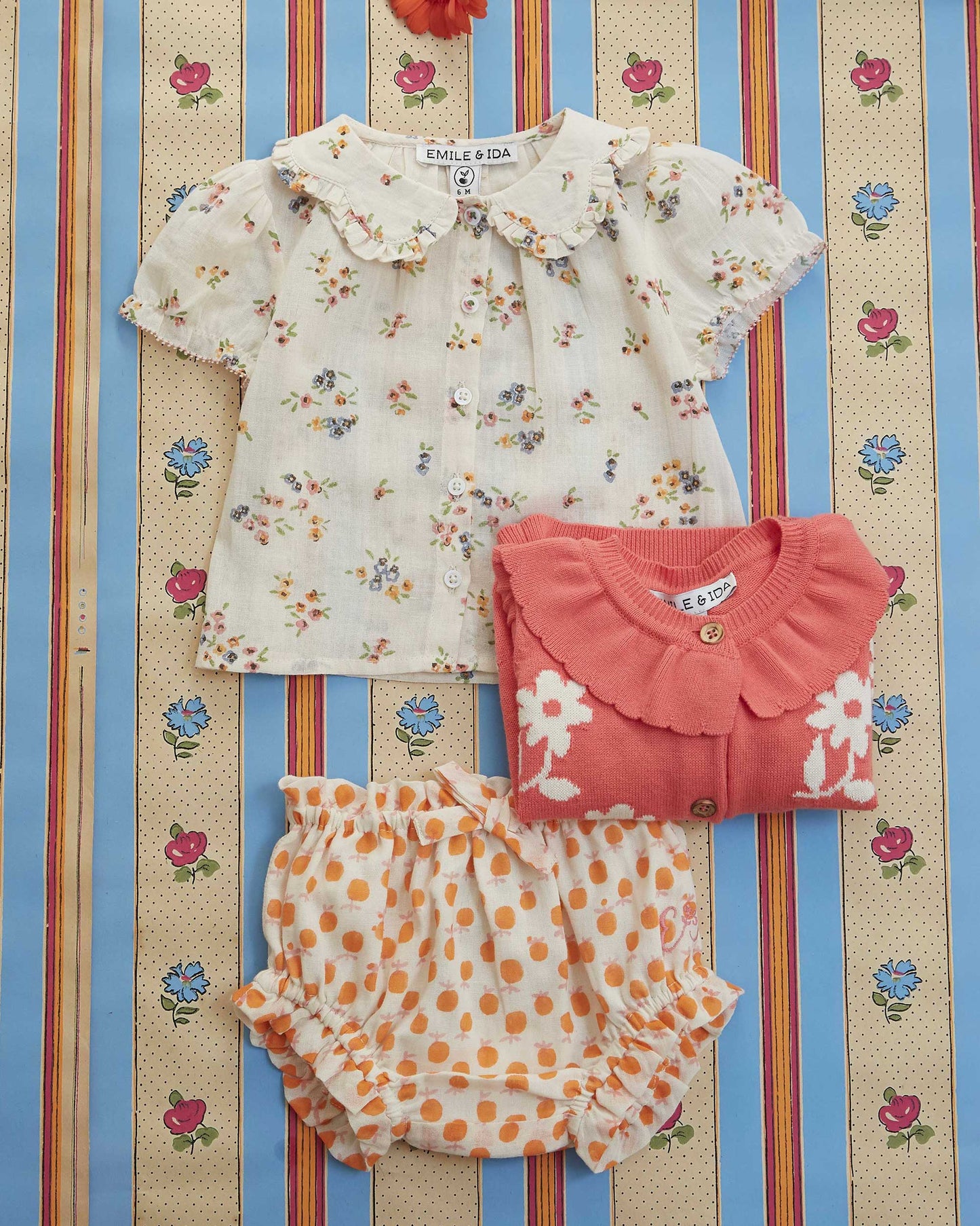 Blouse fleurs achillea