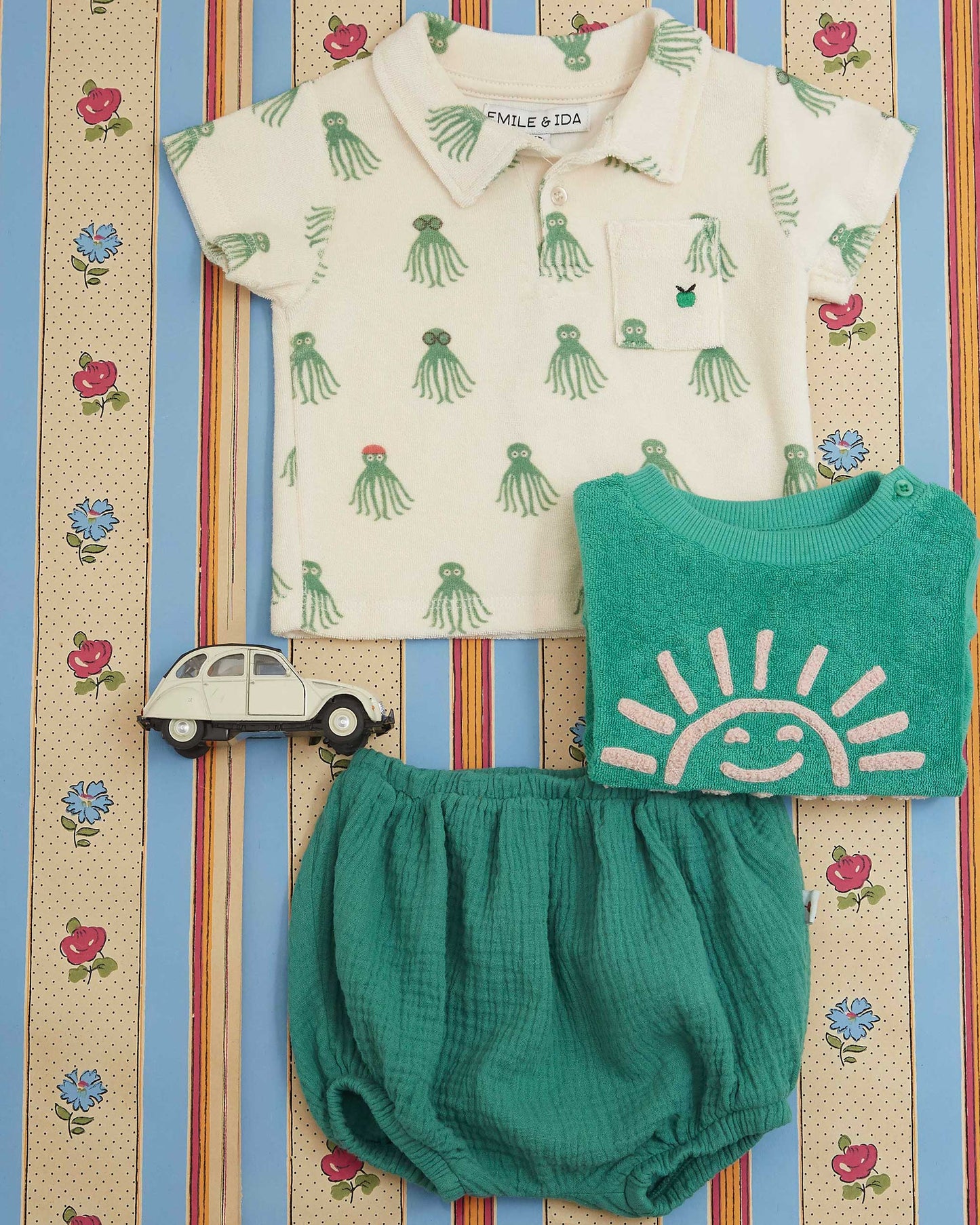 Polo éponge octopus vert