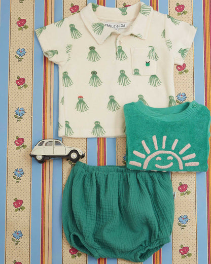 Polo éponge octopus vert