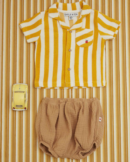 Chemise éponge rayure soleil