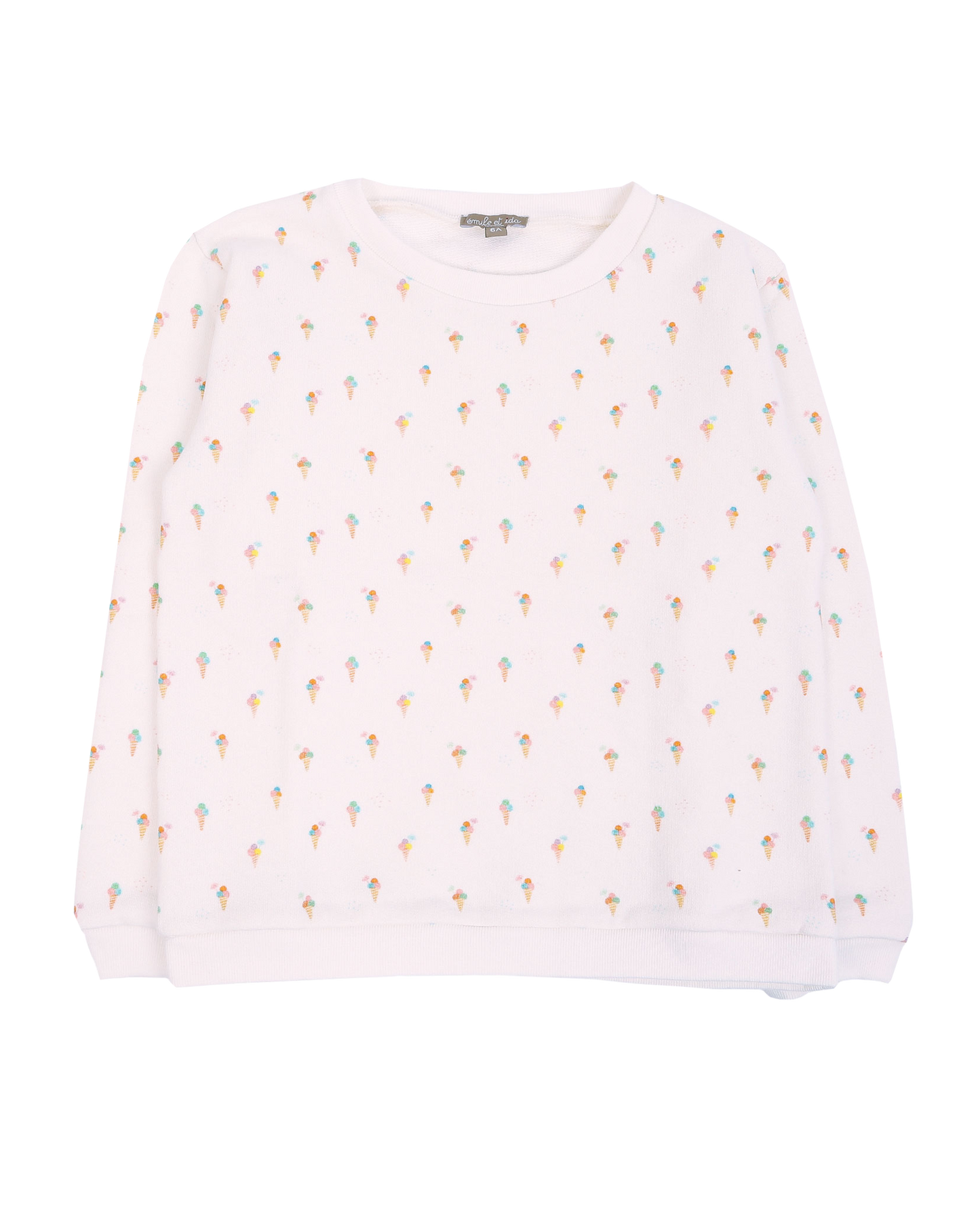 Sweatshirt craie glaces