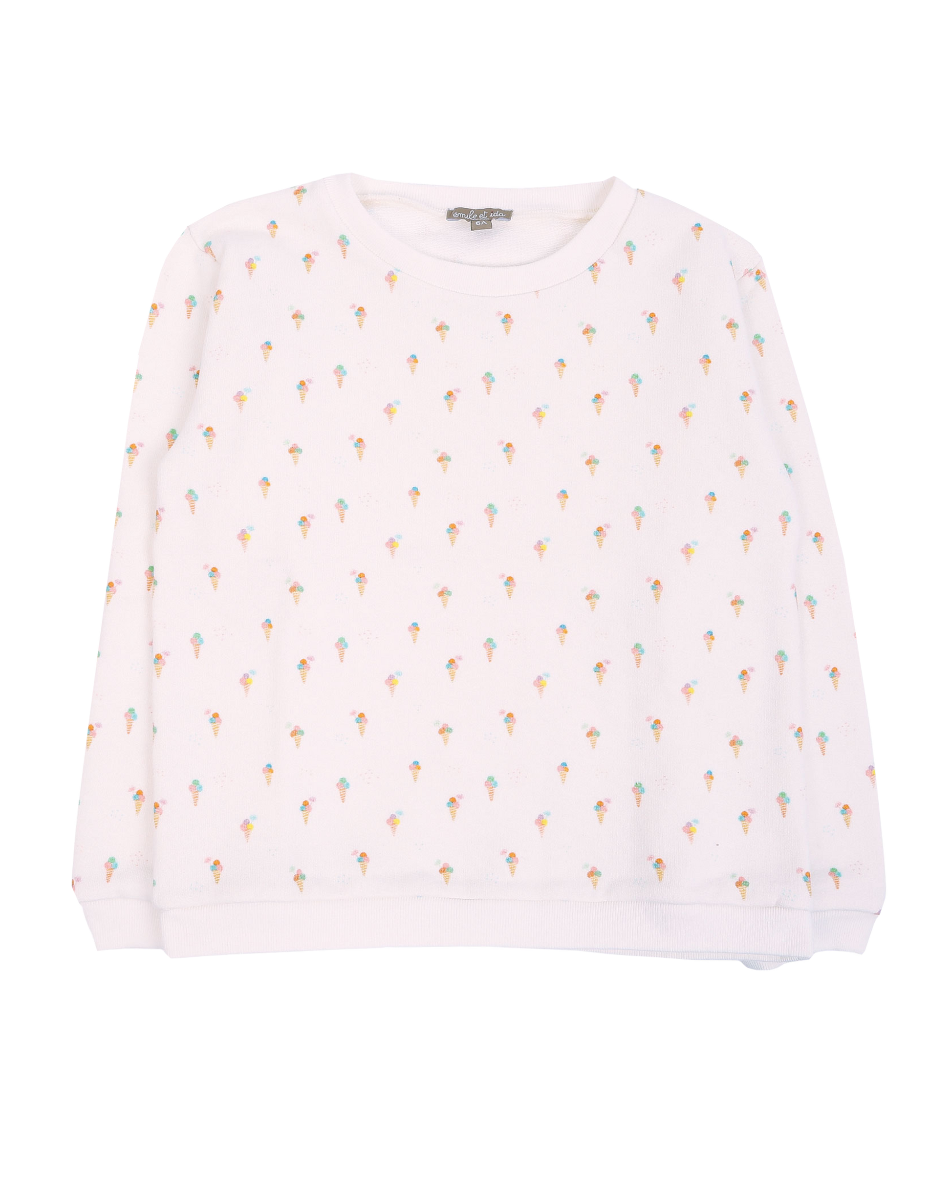 Sweatshirt craie glaces