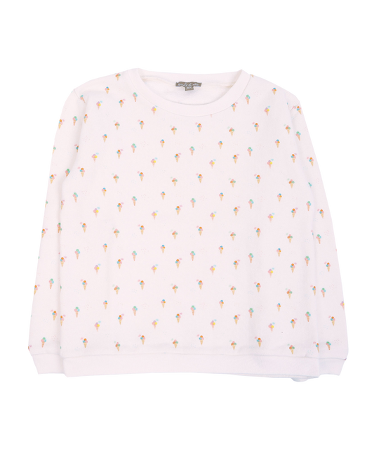 Sweatshirt craie glaces