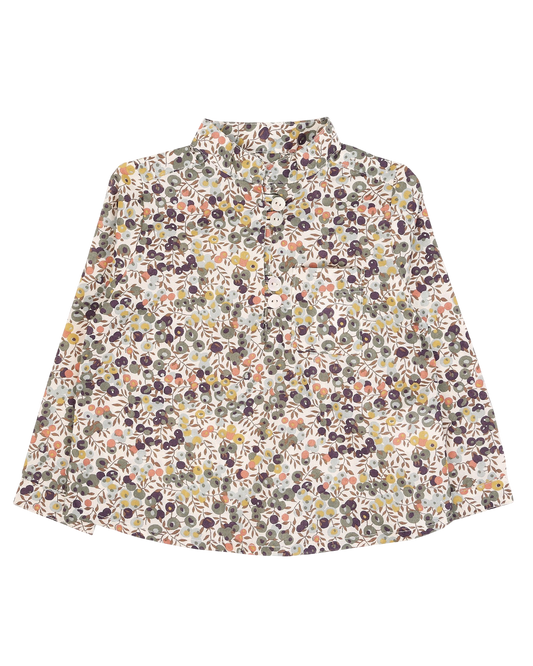 Chemise kurta Liberty cassis