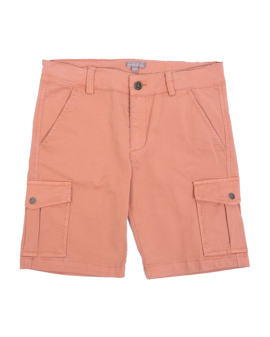 Bermuda lin poches beige