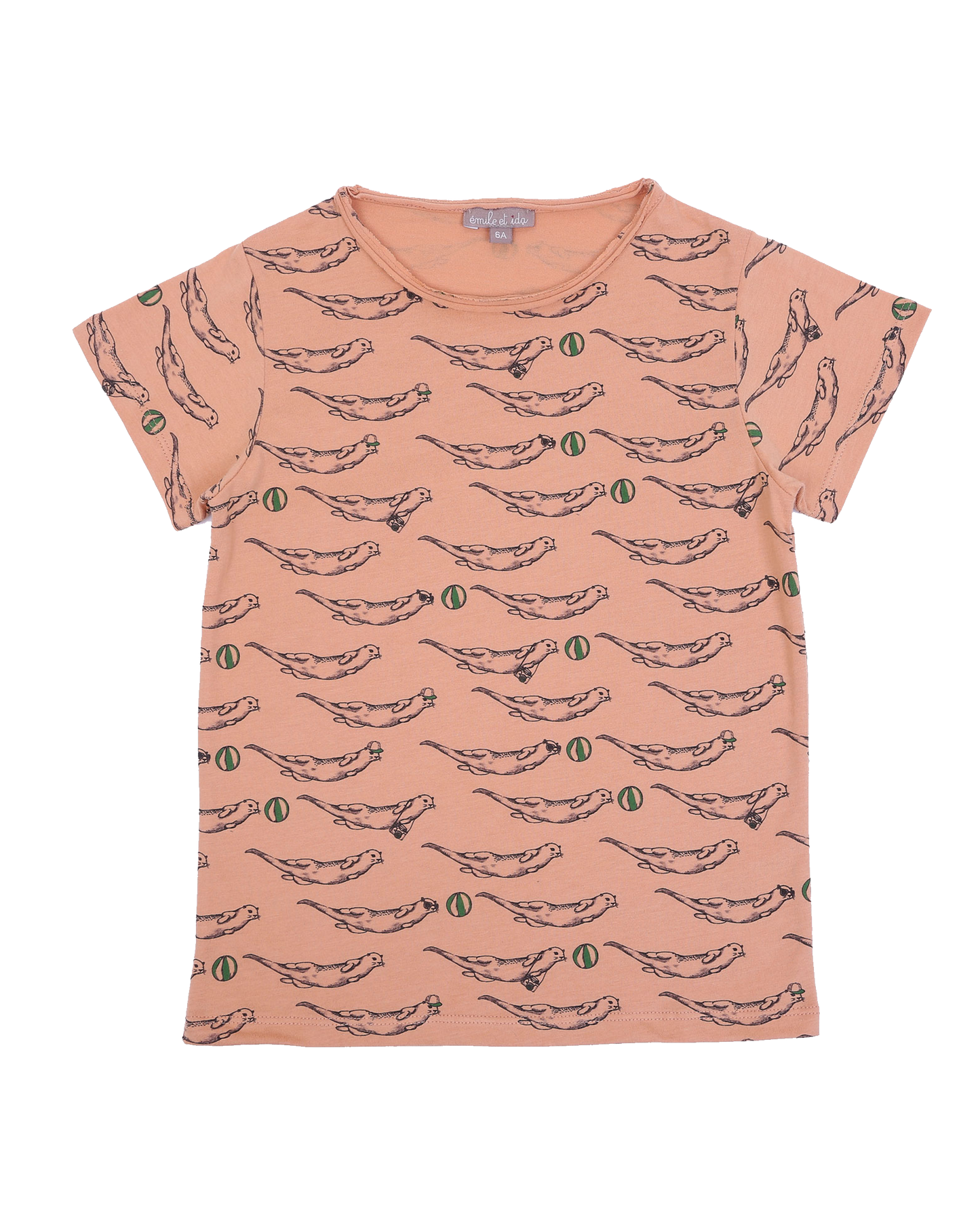 T-shirt loutre sable